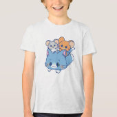 Anime Tom、Jerry、Tuffy トライブレンドＴシャツ (正面)