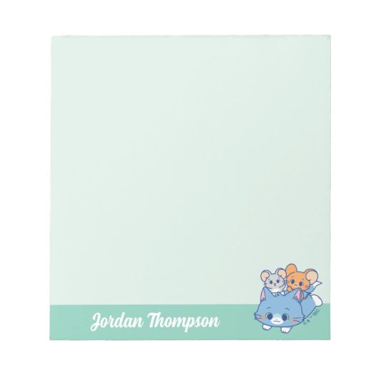 Anime Tom、Jerry、Tuffy ノートパッド (正面)