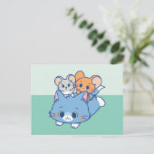 Anime Tom、Jerry、Tuffy ポストカード (スタンド正面)