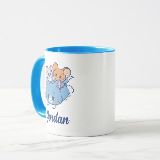 Anime Tom、Jerry、Tuffy マグカップ (正面左)