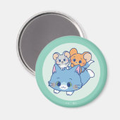 Anime Tom、Jerry、Tuffy マグネット (正面/裏面)