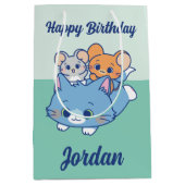 Anime Tom、Jerry、Tuffy ミディアムペーパーバッグ (正面)