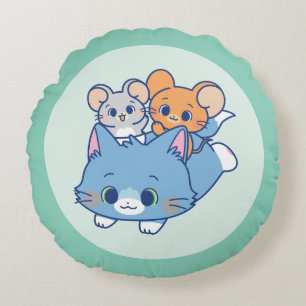 Anime Tom、Jerry、Tuffy ラウンドクッション