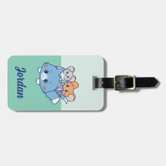 Anime Tom、Jerry、Tuffy ラゲッジタグ (正面横)