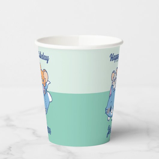 Anime Tom、Jerry、Tuffy 紙コップ (左)