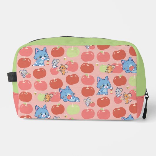 Anime Tom、Jerry、Tuffy Apple Pattern ドップキット (正面)