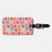 Anime Tom、Jerry、Tuffy Apple Pattern ラゲッジタグ (正面横)