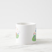 Anime Tom、Jerry、Tuffy Picnic エスプレッソカップ (正面)