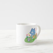 Anime Tom、Jerry、Tuffy Picnic エスプレッソカップ (正面右)