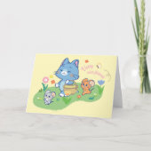 Anime Tom、Jerry、Tuffy Picnic カード (正面)