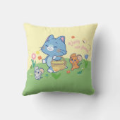 Anime Tom、Jerry、Tuffy Picnic クッション (裏面)
