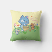 Anime Tom、Jerry、Tuffy Picnic クッション (正面)