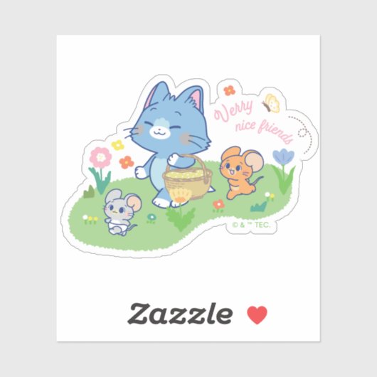 Anime Tom、Jerry、Tuffy Picnic シール (シート)