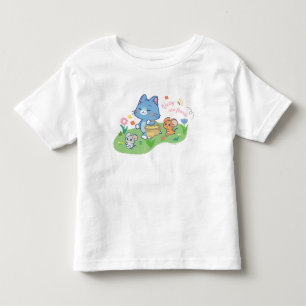Anime Tom、Jerry、Tuffy Picnic トドラーTシャツ