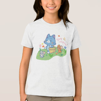 Anime Tom、Jerry、Tuffy Picnic トライブレンドＴシャツ