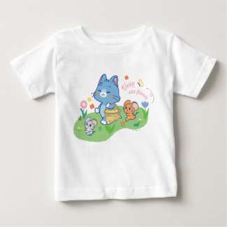 Anime Tom、Jerry、Tuffy Picnic ベビーTシャツ