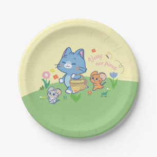 Anime Tom、Jerry、Tuffy Picnic ペーパープレート