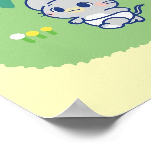 Anime Tom、Jerry、Tuffy Picnic ポスター (角)