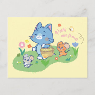 Anime Tom、Jerry、Tuffy Picnic ポストカード