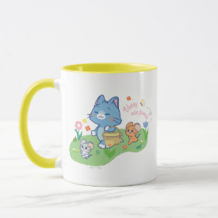Anime Tom、Jerry、Tuffy Picnic マグカップ