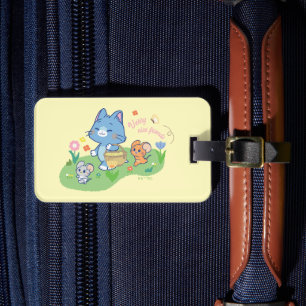 Anime Tom、Jerry、Tuffy Picnic ラゲッジタグ