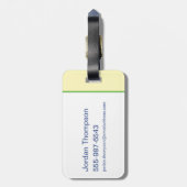 Anime Tom、Jerry、Tuffy Picnic ラゲッジタグ (裏面縦)