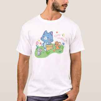 Anime Tom、Jerry、Tuffy Picnic Tシャツ