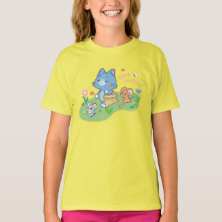 Anime Tom、Jerry、Tuffy Picnic Tシャツ