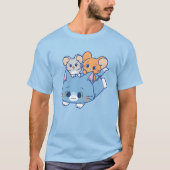 Anime Tom、Jerry、Tuffy Tシャツ (正面)