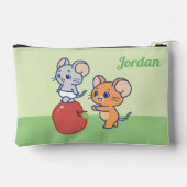 Anime TuffyとJerry Apple 転が's アクセサリーポーチ (裏面)