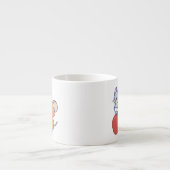 Anime TuffyとJerry Apple 転が's エスプレッソカップ (正面)