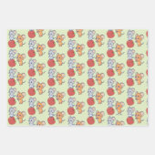 Anime TuffyとJerry Apple 転が's ラッピングペーパーシート (正面2)