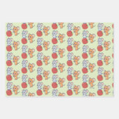 Anime TuffyとJerry Apple 転が's ラッピングペーパーシート (正面)