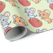 Anime TuffyとJerry Apple 転が's ラッピングペーパー (ロールコーナー)