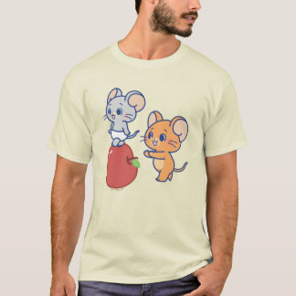 Anime TuffyとJerry Apple 転が's Tシャツ