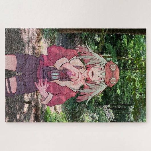 Anime, V Tuber, VTuber Forrest  ジグソーパズル (横)