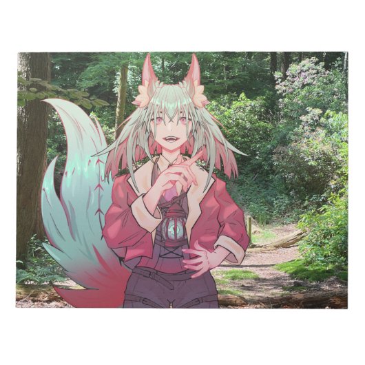 Anime, V Tuber, VTuber, Forrest ノートパッド (正面)