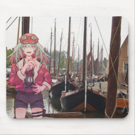 Anime, V Tuber, VTuber, Harbor マウスパッド