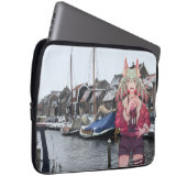 Anime, V Tuber, VTuber, Harbor. ラップトップスリーブ (正面右)