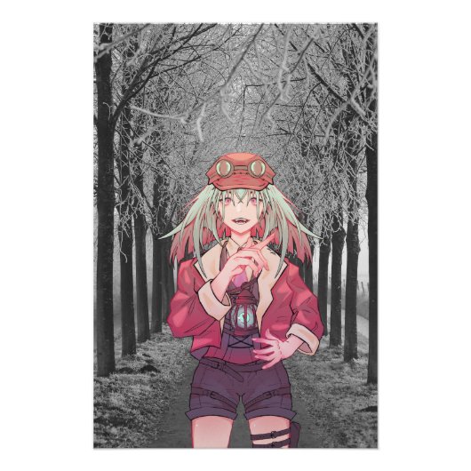 Anime, V Tuber, VTuber Road フォトプリント (正面)