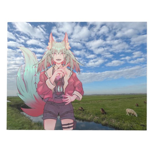 Anime, V Tuber, VTuber, sky ノートパッド (正面)