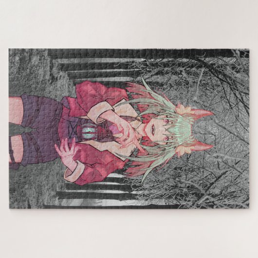 Anime, V Tuber VTuber, snow ジグソーパズル (横)