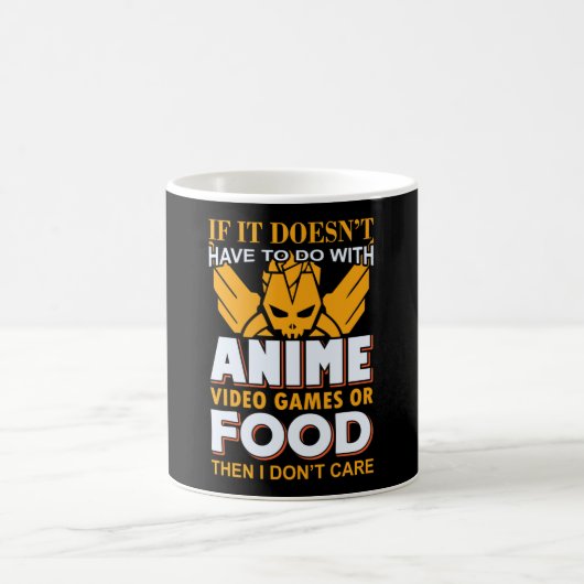 Anime, Video Games & Food Quote | Lovely Design コーヒーマグカップ (中央)