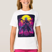 Anime Violet – Bold & Dreamy Aesthetics Tシャツ (正面)