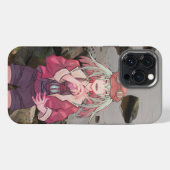anime, VTuber, V Tuber, rocks iPhoneケース (裏面横)