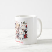 Anime Weihnachtstasse  コーヒーマグカップ (正面右)