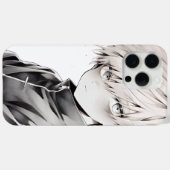 Anime White Hair Character iPhone 15 Pro Max Case  Case-Mate iPhoneケース (裏面 (横))