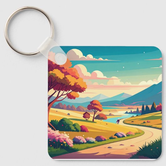 Anime world キーホルダー (正面)