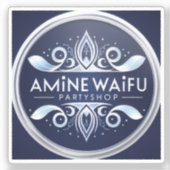 Animewaifupartyshop シール (正面)