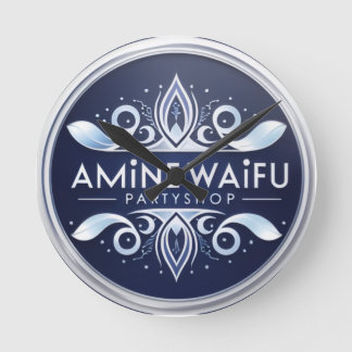 Animewaifupartyshop ラウンド壁時計
